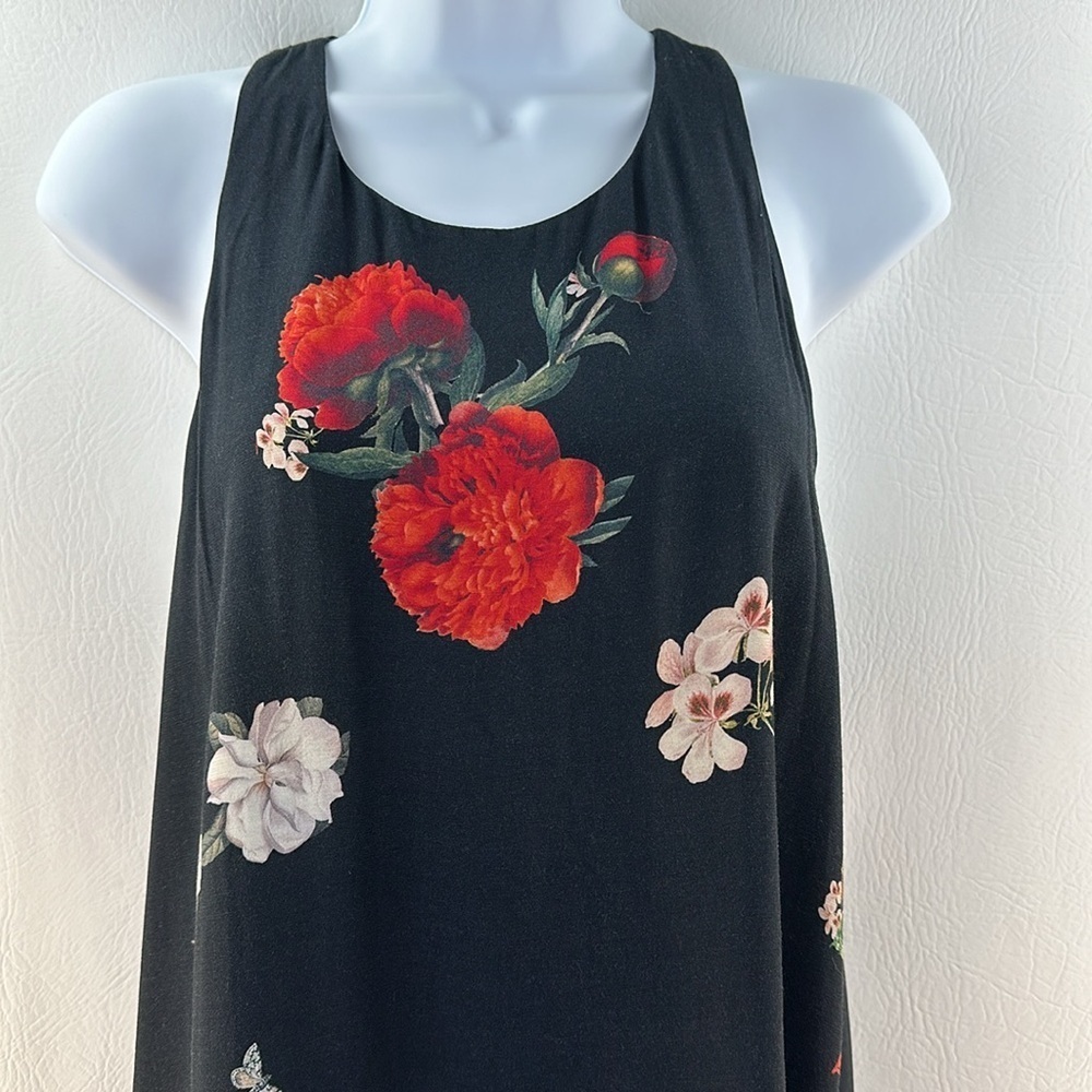Alice+Olivia Liz Twist Back in Castaway Floral, XS - Picture 4 of 12